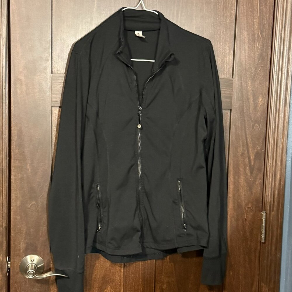 Womens Size L 90 Degree Lightweight Zip Jacket